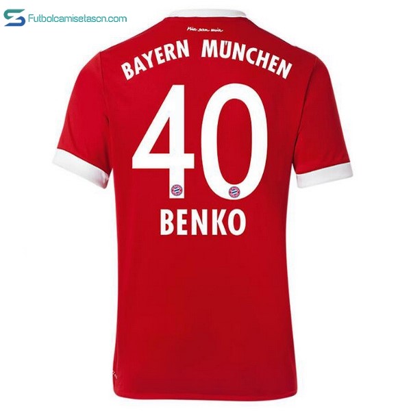 Camiseta Bayern Munich 1ª Benko 2017/18